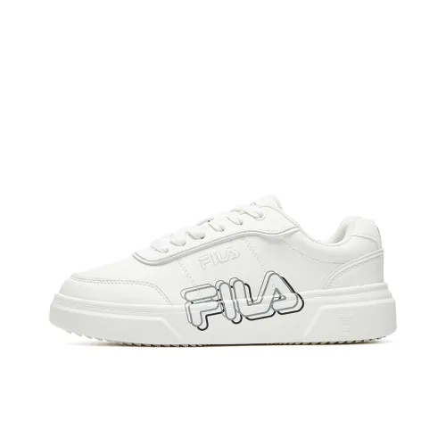 FILA Heritage FHT Износостойкий Сбалансированный Легкий и Дышащий Скейтбординг Кроссовки Низкие Женские Белые