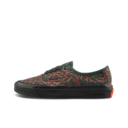 VANS Style 43 Low Топ Скейтборд Кроссовки Унисекс Зеленый Оранжевый