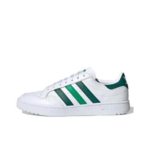 Adidas Originals Team Court Low Топ Скейтборд Кроссовки Унисекс Белый Зеленый