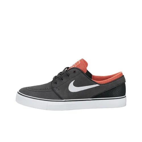 Nike SB Stefan Janoski Нескользящий Легкий Низкий Топ Скейтборд Кроссовки Мужские Серый Белый
