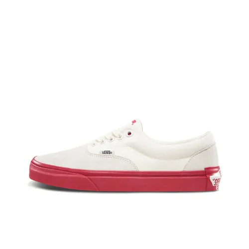 Su Wukou x VANS Era Low Топ Скейтборд Кроссовки Унисекс Красный Белый