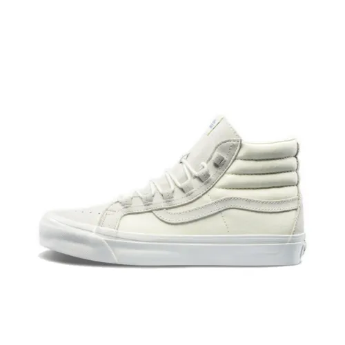 Vans SK8 Vault Taka Hayashi TH 75 LX Нубук Высокие Кроссовки для скейтбординга Унисекс Экрю