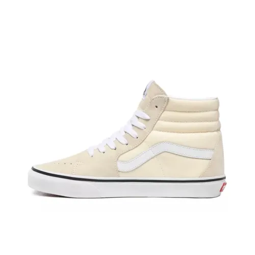VANS SK8 High Топ Скейтборд Кроссовки Унисекс Бежевый