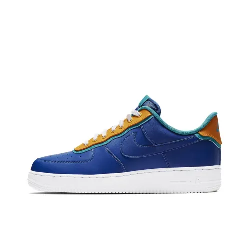 Nike Air Force 1 Indigo Non Slip Lightweight Low Top Скейтборд Кроссовки Unisex Blue