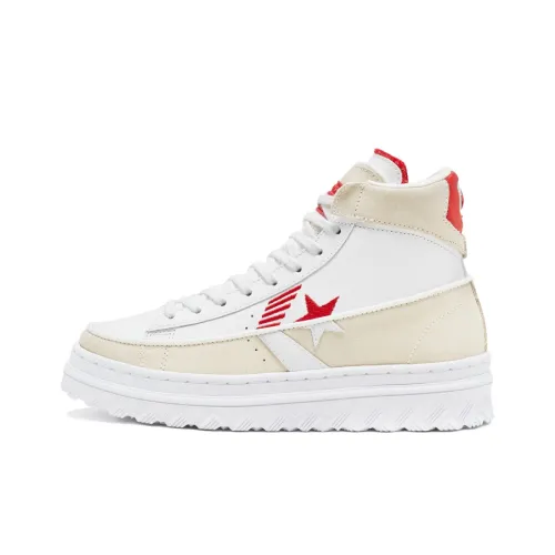 Конверс Cons Pro Leather X2 High Топ Скейтборд Кроссовки Унисекс Белый Красный