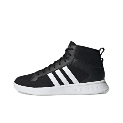 Adidas Court80s MID Slip Resistant Abrasion Resistant Легкий MID Скейтбординг Кроссовки Унисекс Черный белый