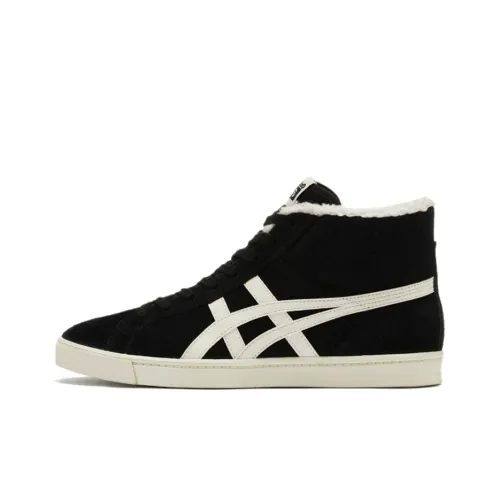 Onitsuka Tiger Fabre RB Аbrasion Resistant MID Топ Скейтборд Кроссовки Унисекс Черный