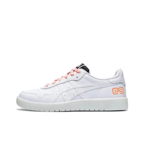 Asics JAPAN S Low Топ Скейтборд Кроссовки Унисекс Белый Оранжевый