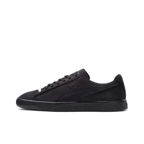 PUMA Clyde Court Fleur DE Lis En Noir Low Топ Скейтборд Кроссовки Унисекс Черный
