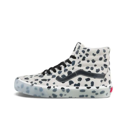 VANS SK8 VLT LX Высокие Кроссовки для скейтбординга Унисекс Черный Белый С пятном