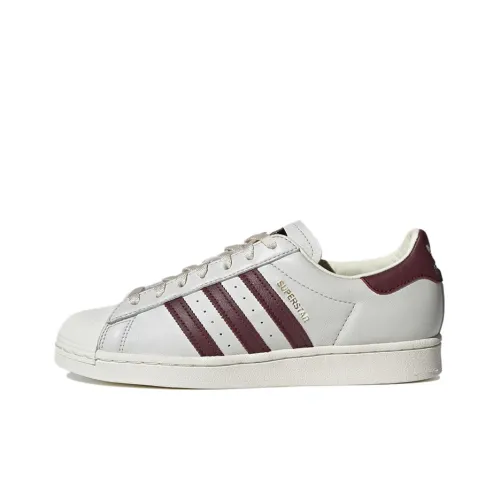 Adidas Originals Superstar Low Топ Скейтборд Кроссовки Унисекс Белый Коричневый