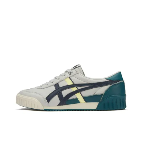 Onitsuka Tiger MACHUATION противоскользящие устойчивые к истиранию низкие топовые скейтборд-кроссовки Женские Белые Зеленые