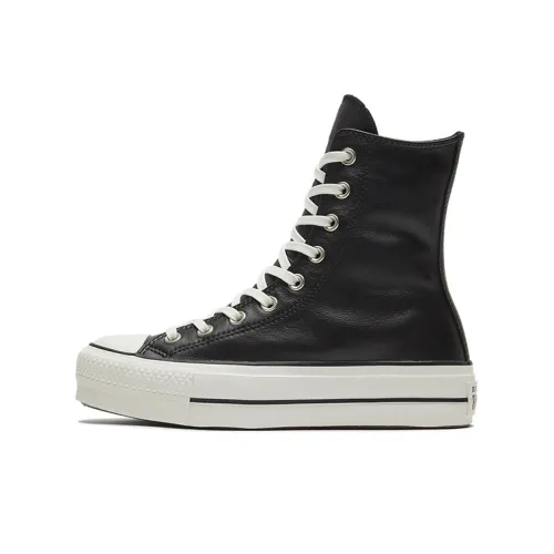 Converse Chuck Taylor All Star Lift Slip Resistant Abrasion Resistant High Top Скейтборд Кроссовки Женские Черные