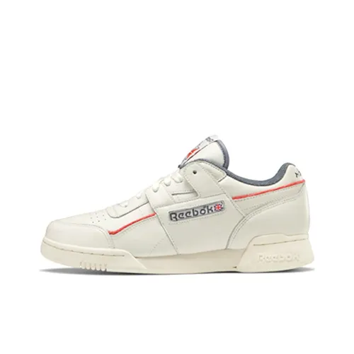 Reebok Workout Plus Low Топ Скейтборд Кроссовки Унисекс Молочно-белый