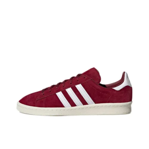 Adidas Originals Campus 80S Low Топ Скейтборд Кроссовки Унисекс Бордовый