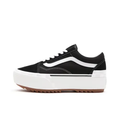 Vans Old Skool Collection Низкие Кроссовки для Скейтбординга Унисекс Черный Белый