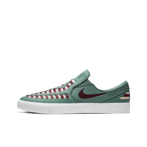 nike SB Stefan Janoski Slip RM Crafted Low Скейтборд Кроссовки Унисекс Зеленый