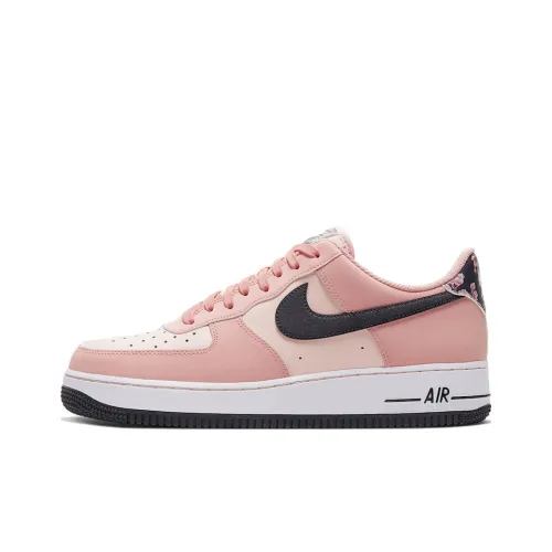 Nike Air Force 1 'Розовый Кварц' Вишневый цветок Покрытие Устойчивый к истиранию Низкий Топ Скейтбординг Кроссовки Мужские Розовые