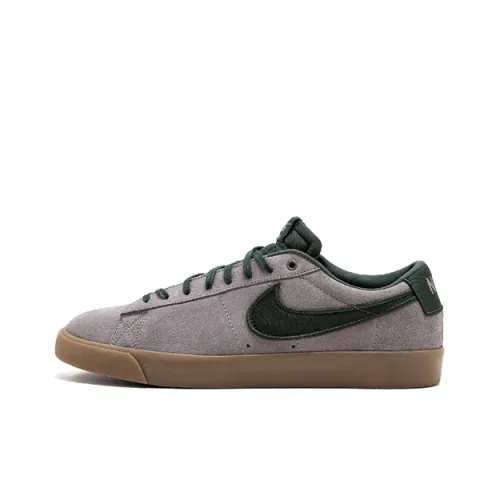 Nike Blazer GT Slip-resistant Low Top Скейтборд Кроссовки Мужские Серый Зеленый