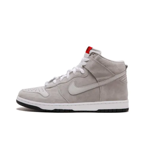 Nike Dunk SB Pee Wee Herman Нескользящие Легкие Высокие Кроссовки для Скейтбординга Мужские Фотиния Серый