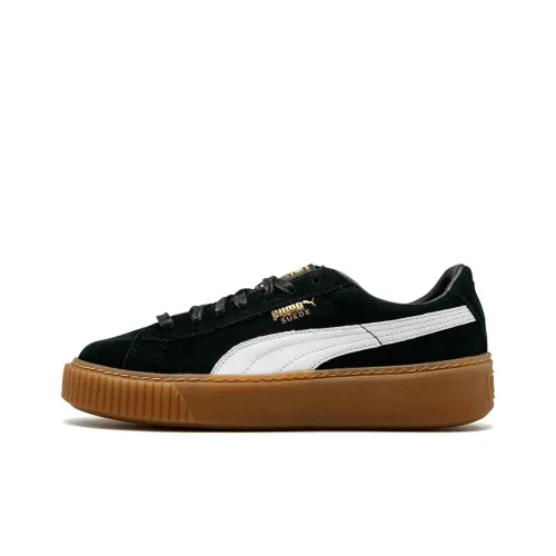 PUMA Low Топ Скейтборд Кроссовки Женские Черные Минималистичные
