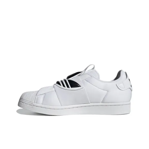 Adidas Originals Superstar Series Slip On Low Top Скейтборд Кроссовки Унисекс Белый Черный