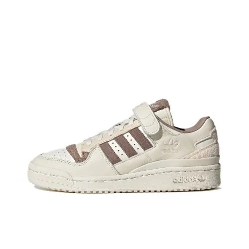 Adidas Originals FORUM 84 Low 'Флис' Износостойкий и Легкий Низкий Топ Скейтборд Кроссовки Женские Бежево-коричневые