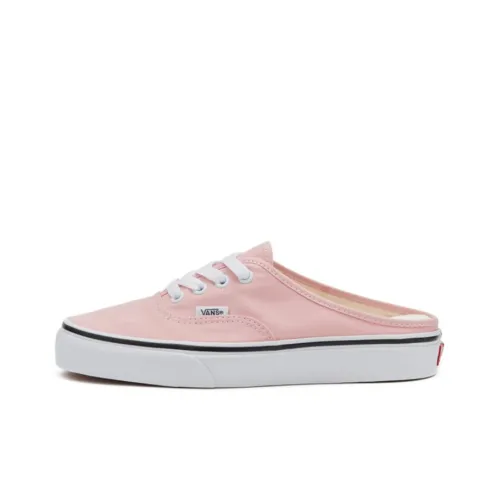 Vans Authentic Low Top Скейтборд Кроссовки Унисекс Розовые Белые