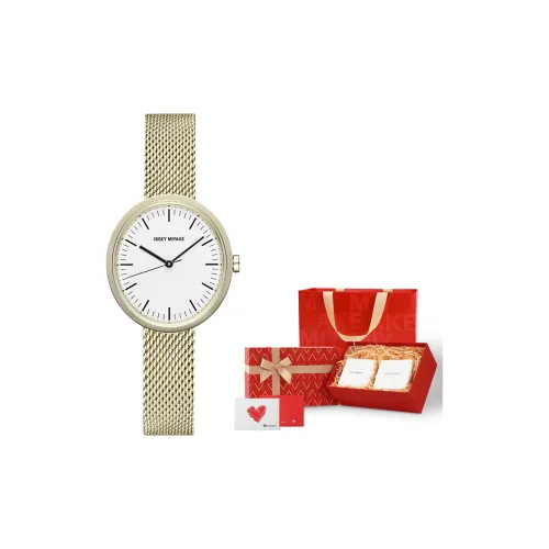 ISSEY MIYAKE Кварцевый механизм нержавеющая сталь ремешок женские часы белый циферблат модель NYAR001