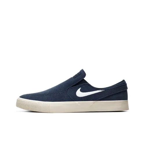 Nike SB Stefan Janoski Zoom Slip RM Low Скейтборд Кроссовки Унисекс Синий Белый