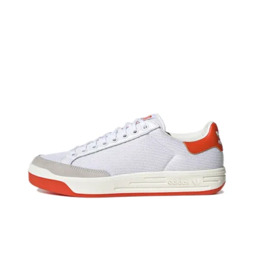 Adidas Originals Rod Laver Low Топ Скейтборд Кроссовки Унисекс Белый Оранжевый