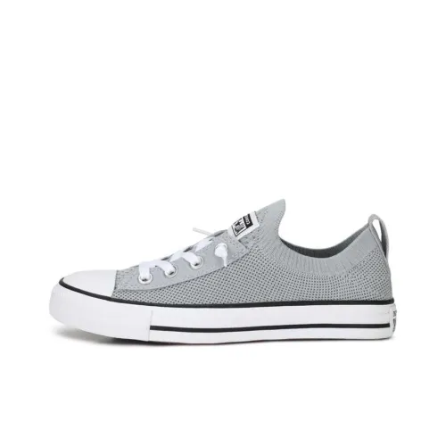 Converse Chuck Taylor All Star KNIT Slip Resistant And Дышащий Низкий Топ Скейтбординг Кроссовки Женские Серый