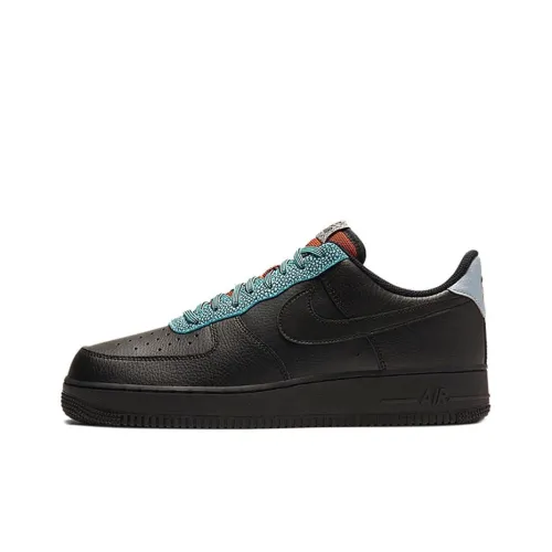 Nike Air FORCE 1 LV8 07 LV8 Non Bottom Легкий Низкий Топ Скейтбординг Кроссовки Унисекс Черный