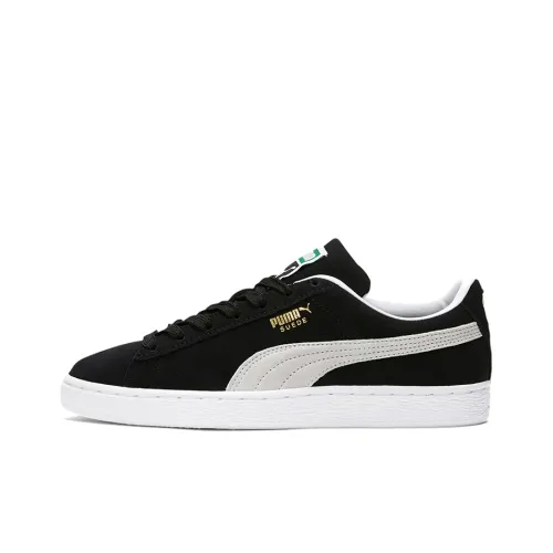 PUMA Suede Classic XXI Classic XXI Low Кроссовки для скейтбординга Женские Черный Серый Белый