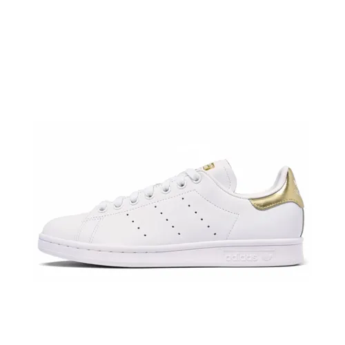 Adidas Originals Stan Smith Golden Ласточкин хвост Нескользящий Легкий Низкий Топ Кроссовки для скейтбординга Женские Белые