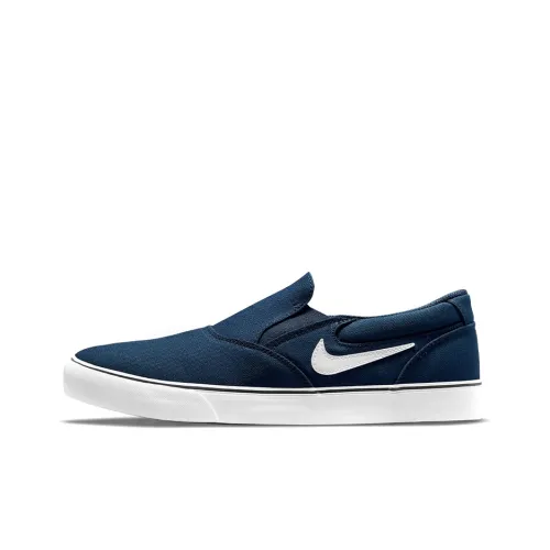 Nike SB Chron 2 Slip-Resistant Abrasion-Resistant Breathable Low-Top Skateboard Shoes Men's Blue White Найк SB Chron 2 Противоскользящие Износостойкие Дышащие Низкие Кроссовки для Скейтбординга Мужские Синий Белый