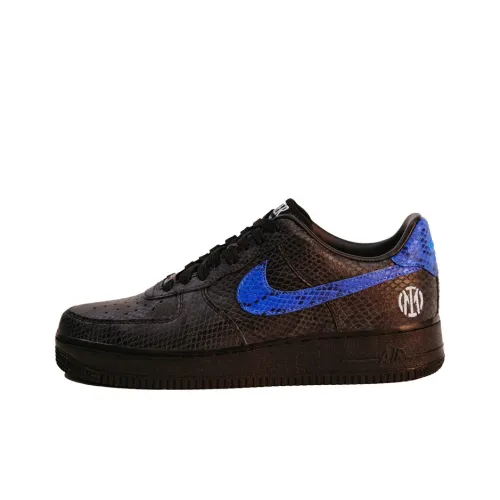 Nike Air FORCE 1 Low Топ Скейтборд Кроссовки Унисекс Черный