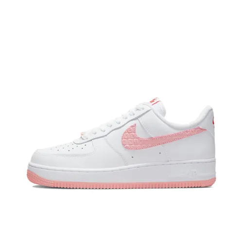 Nike Air FORCE 1 Low Топ Скейтборд Кроссовки Женские Белые Розовые