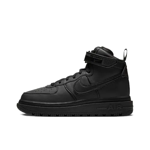 Nike Air FORCE 1 High Топ Скейтборд Кроссовки Мужские Чисто Черные