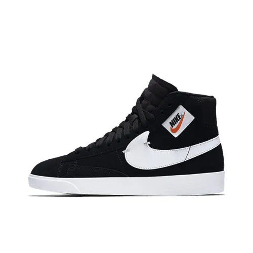 Nike Blazer Mid Rebel Черный MID Топ Скейтборд Кроссовки Женские Черный Белый