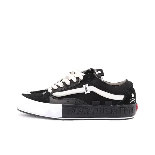 Mastermind JAPAN x Vans Old Skool Легкий Низкий Топ Скейтборд Кроссовки Унисекс Черный