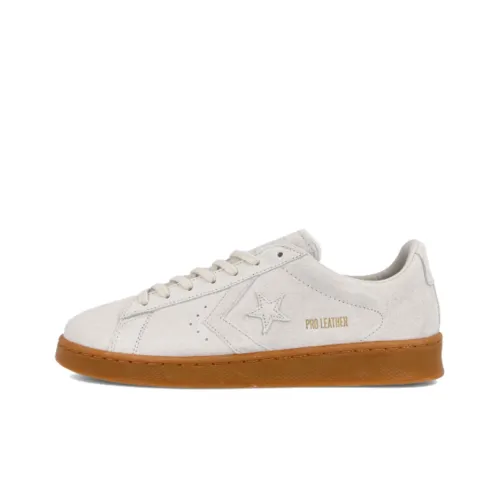 Конверс Cons Pro Leather O Slip-Resistant Low Top Скейтборд Кроссовки Унисекс Серая Замша