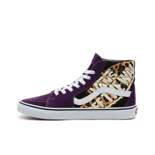 VANS SK8 High Топ Скейтборд Кроссовки Унисекс Фиолетовый