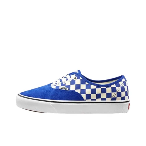 VANS Authentic Series Низкие Кроссовки для Скейтбординга Унисекс Синие Белые