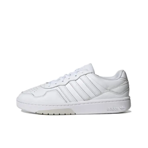 Adidas Originals Courtic Abrasion Resistant Низкие Кроссовки для скейтбординга Унисекс Pearl White