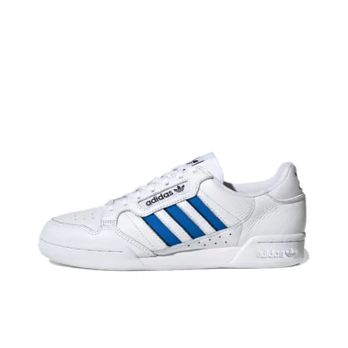Adidas Originals Continental 80 Stripes Low Топ Скейтборд Кроссовки Унисекс Белый Синий Черный