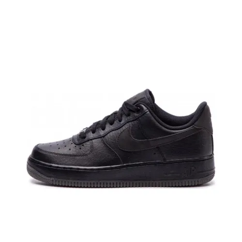 Nike Air Force 1 07 Essential Non Slip Легкий Низкий Топ Скейтборд Кроссовки Унисекс Черный