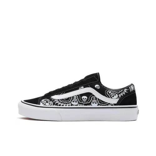 VANS Style 36 'Bandana' Низкие Кроссовки для скейтбординга Унисекс Черные