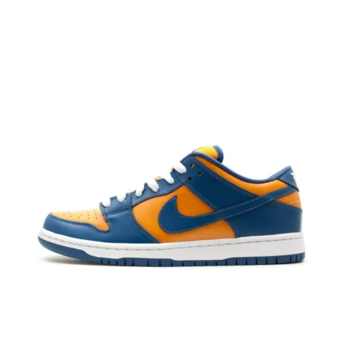 Nike Dunk SB Low Топ Скейтборд Кроссовки Мужские Синий Желтый