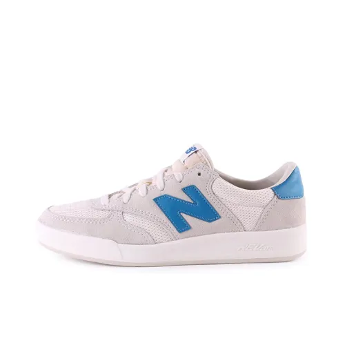 New Balance NB 300 Легкие и Дышащие Низкие Кроссовки для Скейтбординга Женские Белые Синие